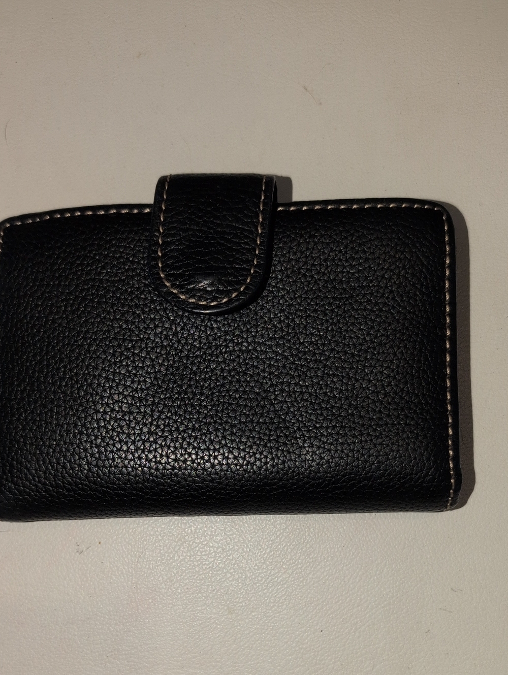 Mundi Rio Black Leather Frame Wallet With RFID